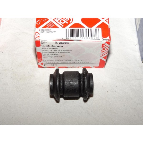 Silent bloc triangle bras de suspension Febi 36098 pour seat cordoba 2 II ibiza 3 III skoda fabia roomster volkswagen fox polo 4