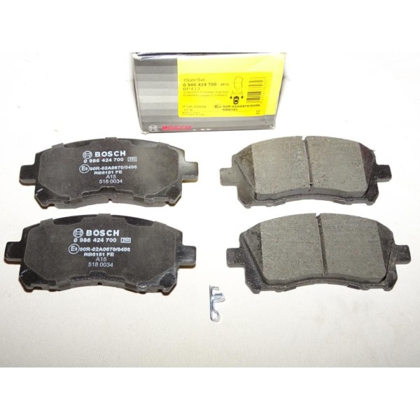 Jeux 4 plaquettes de frein avant montage akebono Bosch BP413 0986424700 pour subaru forester impreza legacy outback 