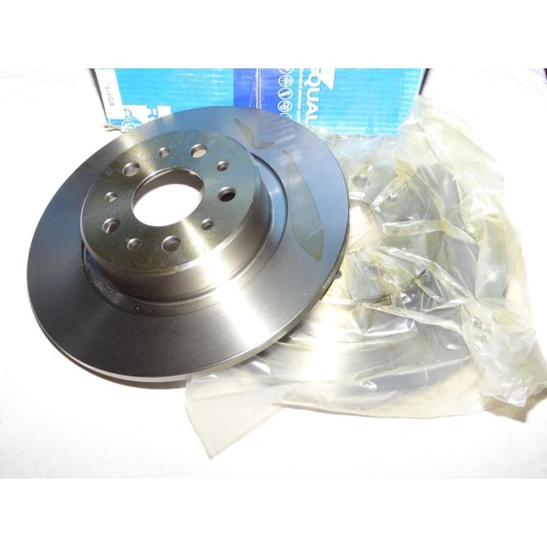 Paire disques de frein avant plein 256mm diametre Requal RDP176 pour audi 80 de 1991 à 1994 