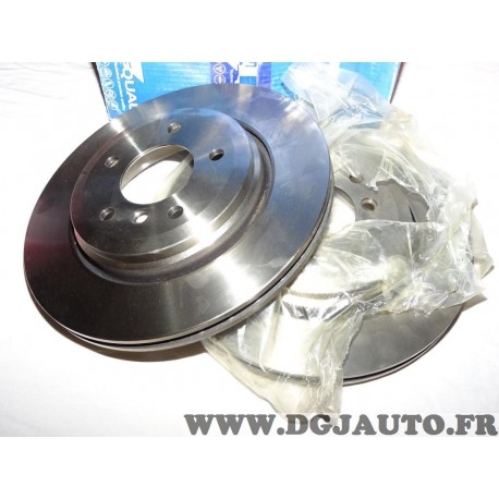 Paire disques de frein avant plein 320mm diametre Requal RDV179 pour BMW serie 3 E46 325 330 