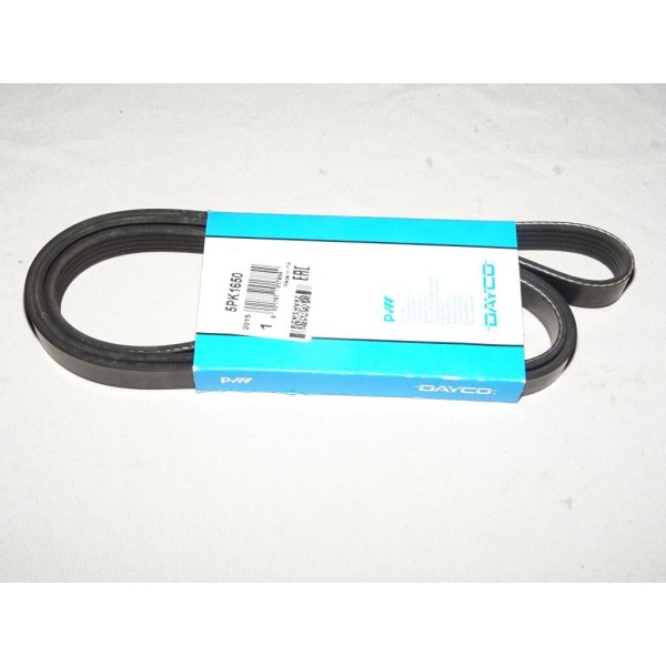 Courroie accessoire Dayco 5PK1650 pour opel adam astra K corsa E karl mokka hyundai accent i10 i20 i30 ix20 ix35 kia ceed picant