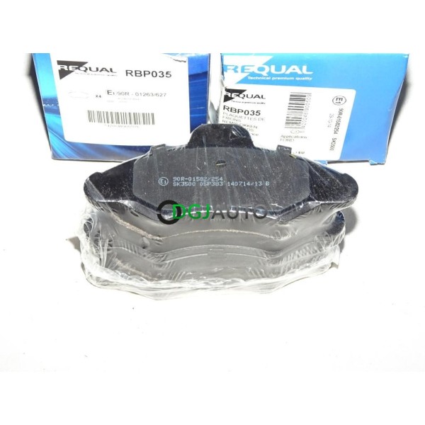 Jeux 4 plaquettes de frein avant montage bendix Requal RBP035 pour ford escort 5 6 7 V VI VII orion 2 II 