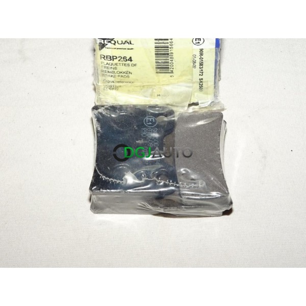 Jeux 4 plaquettes de frein arriere montage teves Requal RBP264 pour ford escort 5 6 7 V VI VII orion kia sephia shuma 