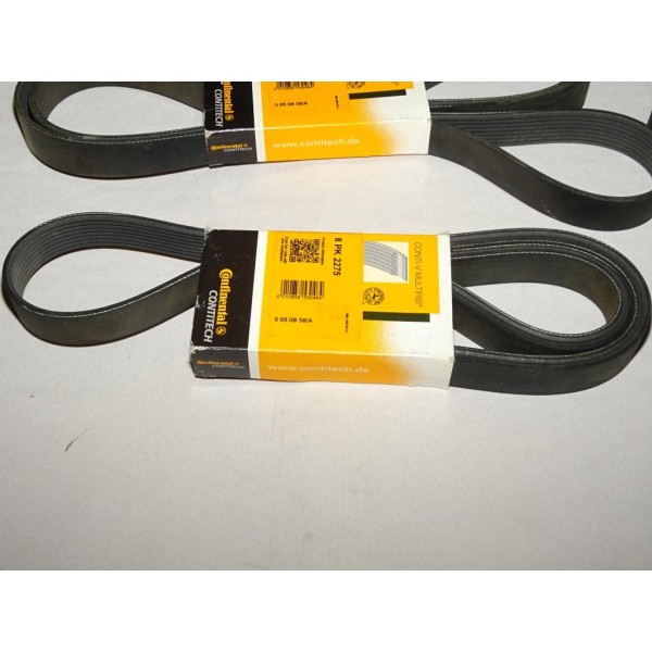1 Courroie accessoire Continental 8PK2275 pour jeep cherokee grand cherokee 2.5TD 2.5TDI 2.5 TD TDI diesel 116CV chrysler voyage