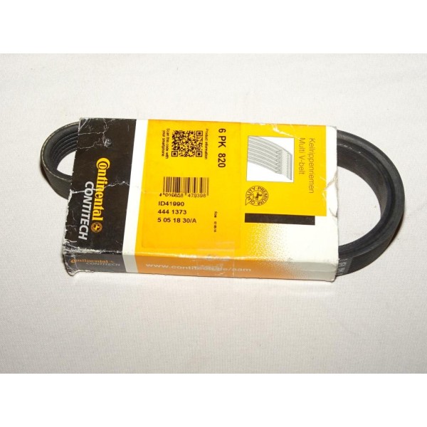 Courroie accessoire Continental 6PK820 pour nissan 350Z almera primera seat cordoba 2 II ibiza 3 4 III IV skoda fabia roomster t