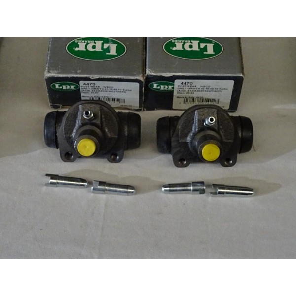 Lot 2 cylindres de roue frein arriere LPR 4470 pour iveco daily 1 