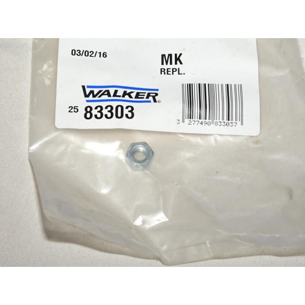 Ecrou fixation collecteur echappement Walker 83303 pour citroen C4 xsara picasso peugeot 307 1.4 1.6 16V essence 