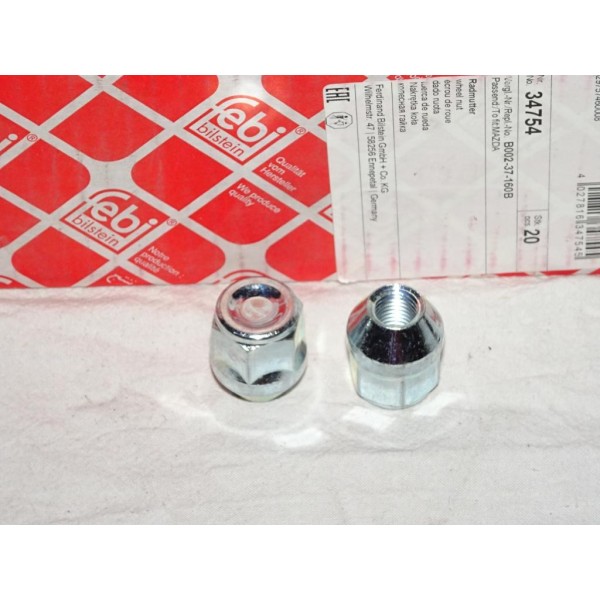 1 Ecrou de roue jante Febi 34754 pour genesis G70 hyundai accent atos coupé creta elantra galloper genesis getz grandeur H1 H100