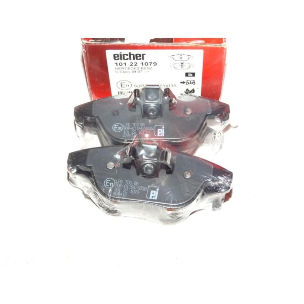 Jeux 4 plaquettes de frein avant montage teves Eicher 101221079 pour mercedes classe C E GLK W204 E207 X204 