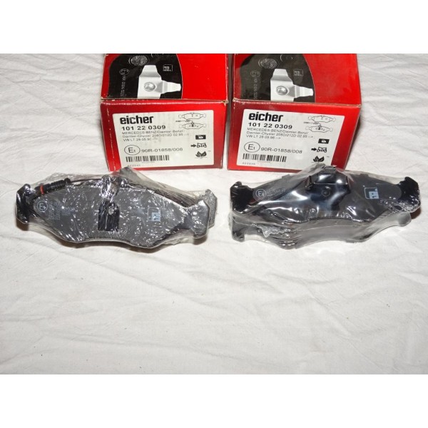 Jeux 4 plaquettes de frein arriere montage teves Eicher 101220309 pour mercedes sprinter W901 W902 W903 W904 LT28 LT35 LT46 