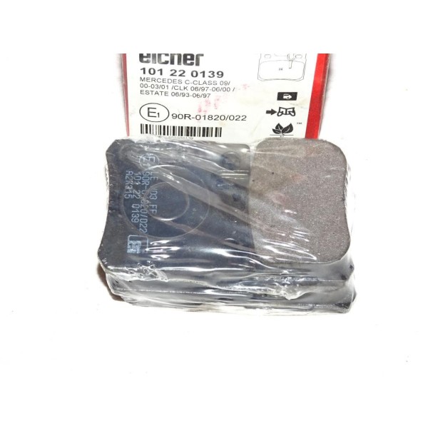 Jeux 4 plaquettes de frein arriere montage teves Eicher 101220139 pour mercedes 190 W201 classe C E S CLK SL SLK W202 W124 W210 