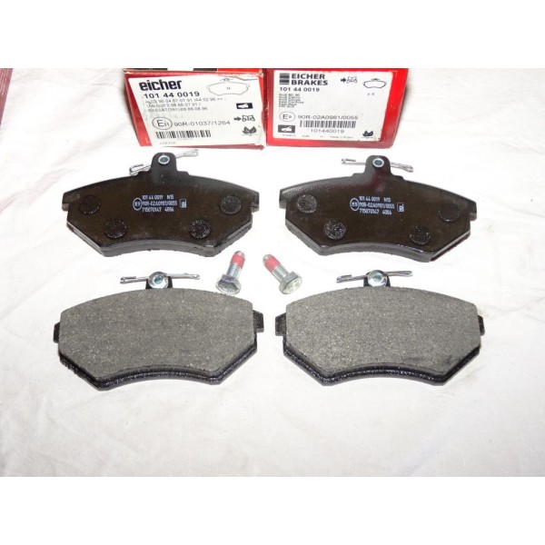 Jeux 4 plaquettes de frein avant montage lucas Eicher 101440019 pour seat ibiza 2 II volkswagen golf 2 II corrado passat B2 B3 B