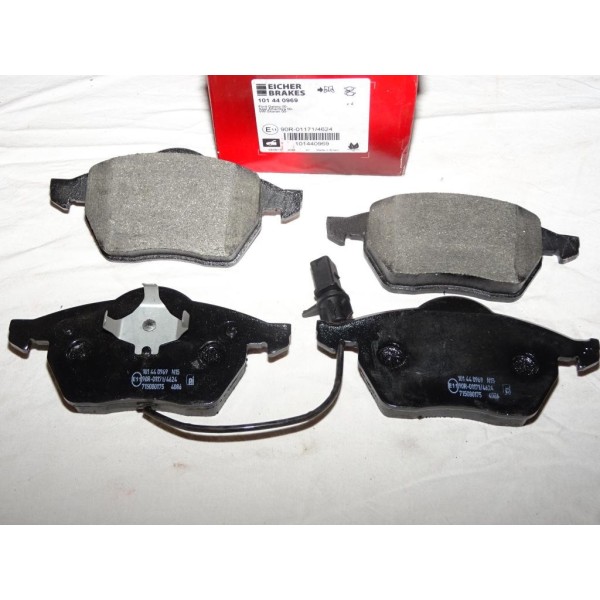 Jeux 4 plaquettes de frein avant montage teves Eicher 101440969 pour ford galaxy seat alhambra volkswagen sharan 