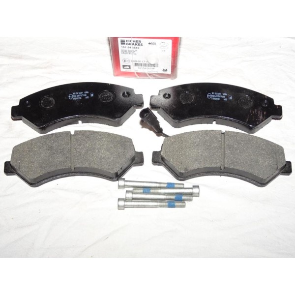 Jeux 4 plaquettes de frein avant montage brembo Eicher 101545659 pour fiat ducato 3 III citroen jumper peugeot boxer partir de 2