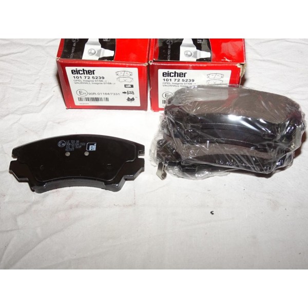 Jeux 4 plaquettes de frein avant montage mando Eicher 101725239 pour opel astra J cascada insignia zafira C saab 95 9-5 chevrole