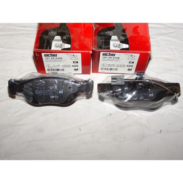 Jeux 4 plaquettes de frein avant montage teves Eicher 101580349 pour alfa romeo 145 146 fiat barchetta brava bravo marea punto 1