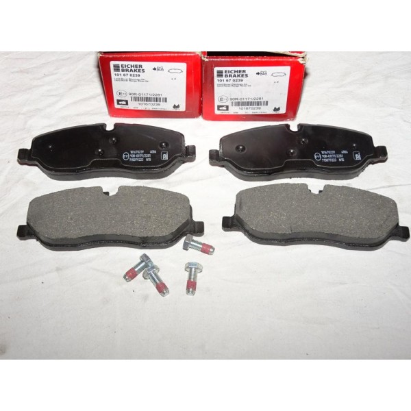 Jeux 4 plaquettes de frein avant montage lucas Eicher 101670239 pour land rover discovery L319 range rover L320 L322 