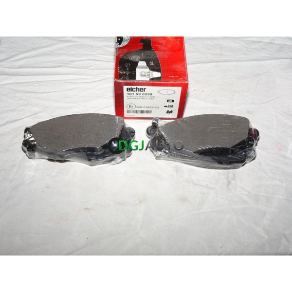 Jeux 4 plaquettes de frein avant montage bosch Eicher 101590299 pour ford mondeo 3 III jaguar X-type xtype 