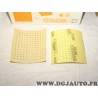 Boite 46 bandes de poncage P1500 115x125mm sponge paper Catalfer 90602264 27651500