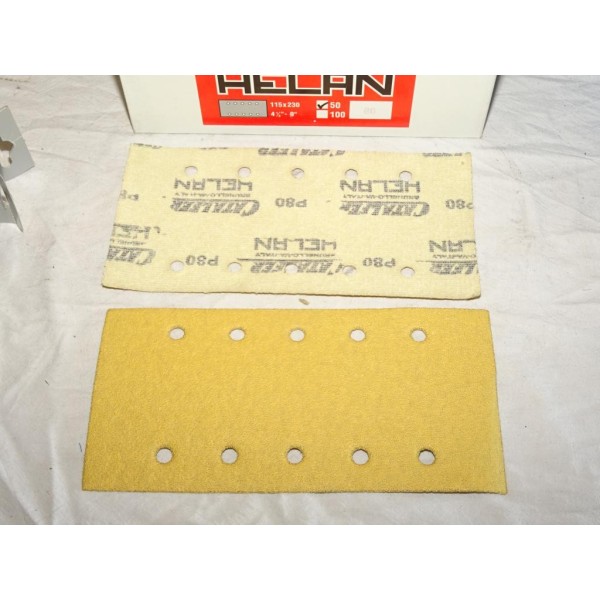 Boite 49 bandes de poncage P80 115x230mm Catalfer Helan 27790081 