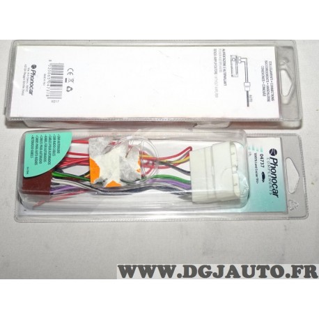 1 Faisceau cables connecteur branchement poste radio autoradio Phonocar 04737 pour toyota land cruiser partir de 2004 