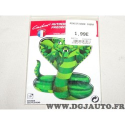 Autocollant sticker cobra vert Cadox 156606