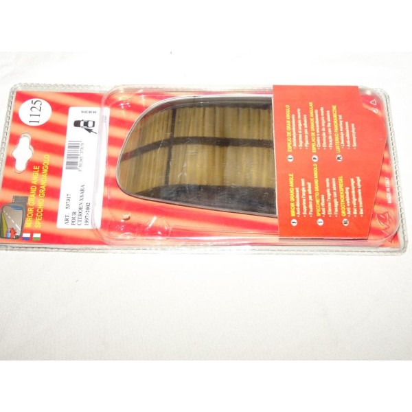 Vitre miroir glace retroviseur avant gauche MAD 1125 537317 pour citroen xsara de 1997 à 2002 