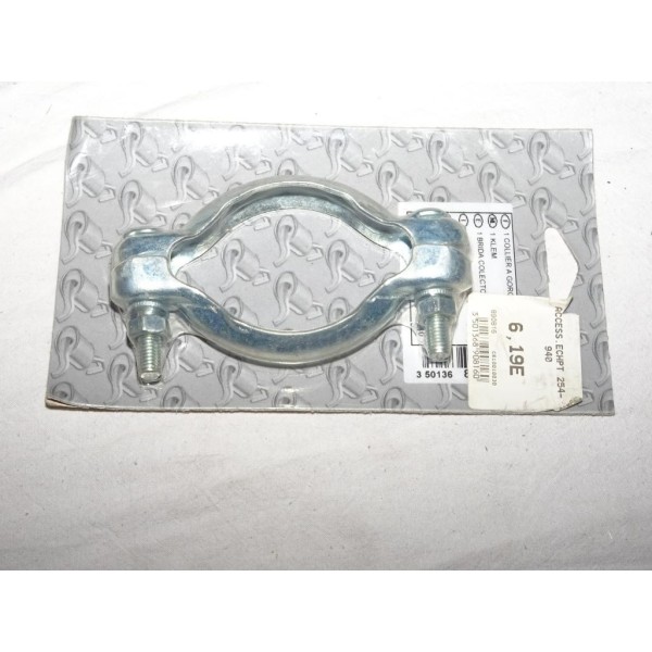 Collier serrage tuyau silencieux echappement 79mm diametre Bosal 254940 pour fiat lancia alfa romeo renault peugeot citroen opel