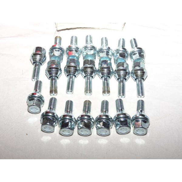 Boite 20 boulons de roue conique M12X1.25 SW19 fixation jante Norauto 320377 801116811Z 