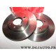 Paire disques de frein avant plein 239mm diametre Brembo 08263130 pour audi 80 seat cordoba 1 ibiza 2 II volkswagen jetta derby 