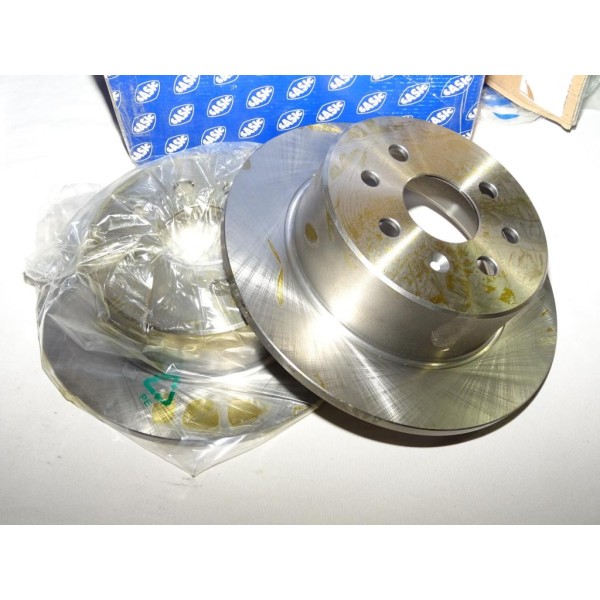 Paire disques de frein arriere plein 270mm diametre Sasic 9004870J pour opel vectra B dont break 