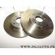 Paire disques de frein avant ventilé 285mm diametre Sasic 9004526J pour honda legend HS KA rover 820 825 827 serie 800