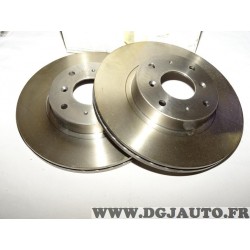 Paire disques de frein avant ventilé 285mm diametre Sasic 9004526J pour honda legend HS KA rover 820 825 827 serie 800