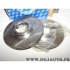 Paire disques de frein avant ventilé 277mm diametre Sasic 9004849J pour mitsubishi pajero L040 V20 L200 L300 hyundai galloper