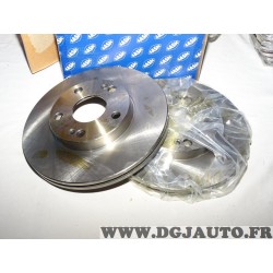 Paire disques de frein avant ventilé 262mm diametre Sasic 4004279J pour renault laguna 1 safrane 