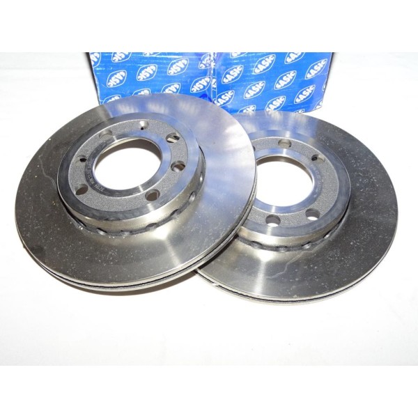 Paire disques de frein avant ventilé 239mm diametre 9004901J pour audi A2 et volkswagen lupo 