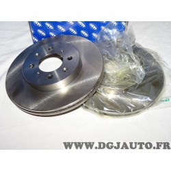 Paire disques de frein avant ventilé 262mm diametre Sasic 9004487J pour honda civic EC ED EE EG EH EJ EK MA MB MC EU EP EV ES ET