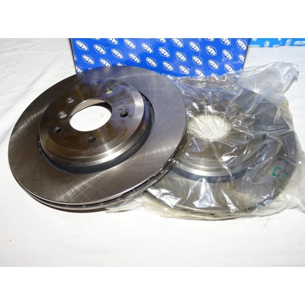 Paire disques de frein arriere ventilé 320mm diametre Sasic 9004805J pour BMW serie 3 E46 325 330 