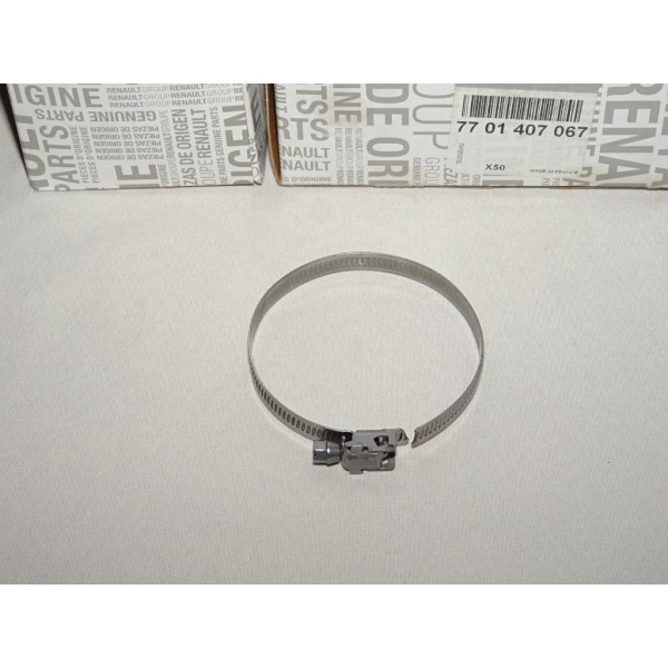 Boite 50 colliers 50-70mm serrage fixation durite tuyau Renault 7701407067