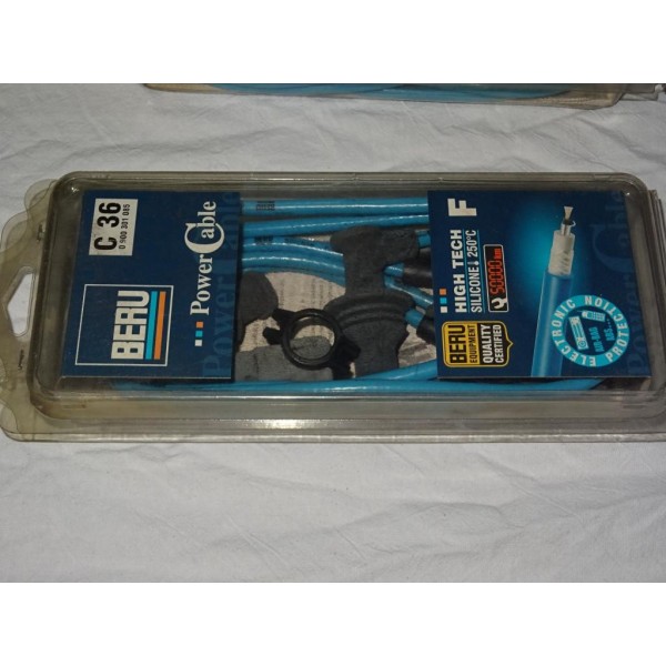 Jeu cable faisceau fils allumage bougie Beru C36 0900301085 pour renault laguna 1 1.8 2.0 essence 