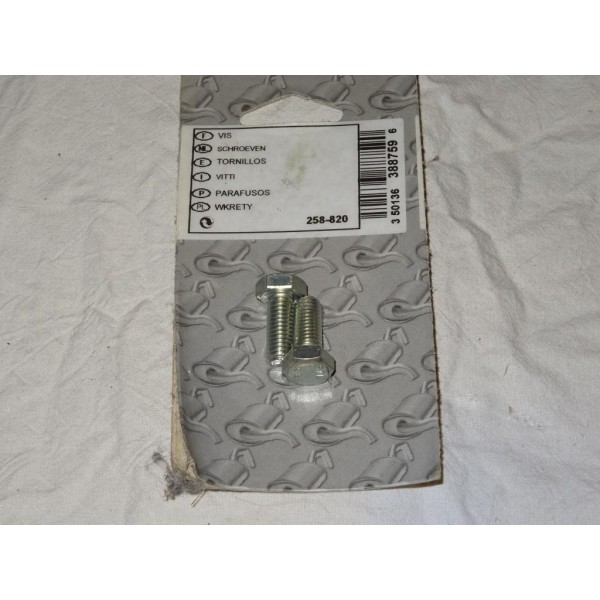 Blister 2 vis boulon fixation tube echappement silencieux collecteur tuyau 20mm Bosal 258820 pour divers véhicules fiat alfa rom