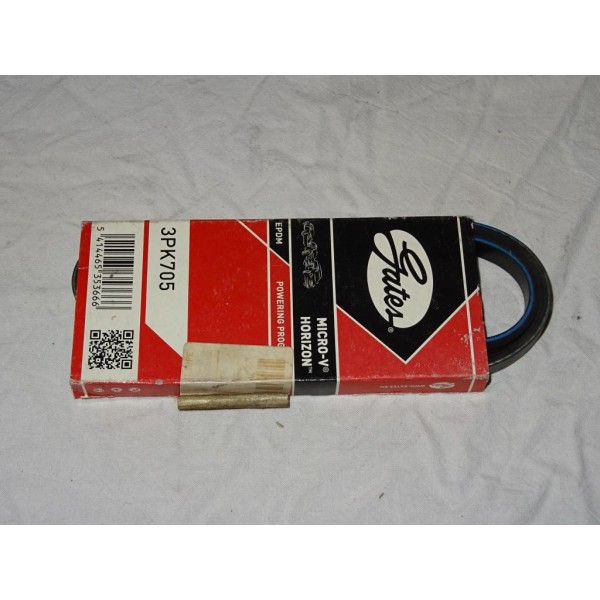 Courroie accessoire Gates 3PK705 pour renault 19 clio 1 R19 megane dont scenic 1.4 essence 