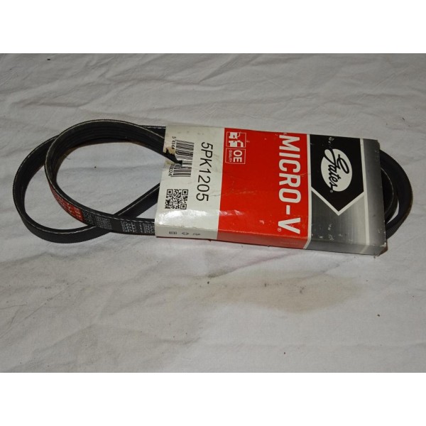 Courroie accessoire Gates 5PK1205 pour chevrolet cruze orlando chrysler voyager 2 II land rover range rover mitsubishi colt 6 VI