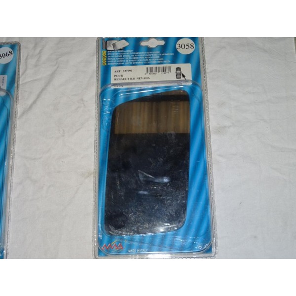 Vitre miroir glace retroviseur avant droit MAD 3058 537097 pour renault 21 R21 avant 1992 dont nevada 