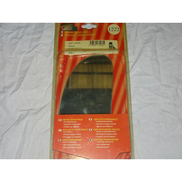 Vitre miroir glace retroviseur grand angle avant droit MAD 1222 537076 pour ford focus de 1998 à 2004 