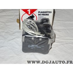 Jeux 4 plaquettes de frein avant montage lucas Klaxcar 24813Z pour citroen AX 