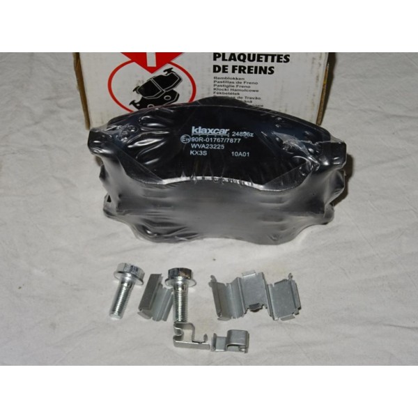 Jeux 4 plaquettes de frein montage lucas Klaxcar 24896Z pour opel corsa C combo 3 III meriva A B tigra B 