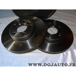 Paire disques de frein avant diametre 288mm ventilé Norauto NDF1093 pour volkswagen sharan ford galaxy seat alhambra 