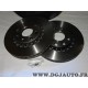 Paire disques de frein avant diametre 256mm ventilé Norauto NDF9042 pour opel ascona C astra F calibra kadett E vectra A B daewo