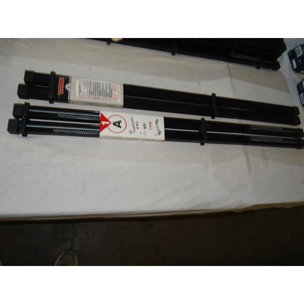1 Paire barres de toit 102cm capacité 55KG A1 titan 237407 P20170801 compatible kit pied FIX600 à FIX799 norauto 1 à 99